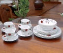 20 pc Rose Flower Dinnerware Set (4 sets/ctn)