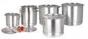 14 pc Heavy Duty Aluminum Stock Pot Steamer Set (1 sets/ctn)