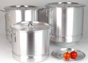 6 pc Heavy Duty Aluminum Stock Pot Steamer Set (1 sets/ctn)