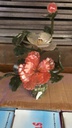 Jade Stone Flower, Red (6 pc/ctn)