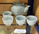 Ceramic Tea Kettle with 4 Cups (6 set/ctn)