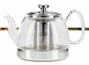 1200ml Hop-Top Borosilicate Glass Kettle with S.S. Filter (12 pcs/ctn)