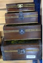 4 pc Wood Cabinet set (6 set/ctn)