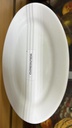 Oval Ceramic Plate (48 pc/ctn)
