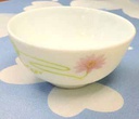 5" Opal Glass Lotus Flower Chinese Rice Bowl (36 pcs/ctn)
