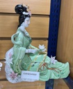Ceramic Ancient Chinese Palace Maids & Lotus  (6 pc/ctn)