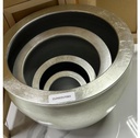 Ceramic Finsh Bowl Set of 4, 16.25"x12.5" / 12" x 9.5" / 8.5" x 6.5" /6.0" x 5.0" (1 set/ctn)