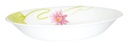 8.5" Opal Glass Lotus Flower Shallow Bowl (18 pcs/ctn)