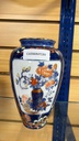 Blue and Orange Flower Ceramic Flower Vase (6 pcs/ctn)