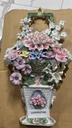Ceramic Decorative Hanging Flower Sculpture (6 pc/ctn)