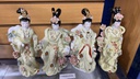 Ceramic Woman with Flowers and Robes (6 pc/ctn)