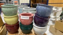 Ceramic Flower Pot/Bowl (Various Colors) (6 pcs/ctn)