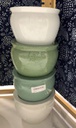 Ceramic Finsh Bowl, Silver Coating (6 pc/ctn)