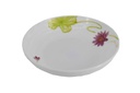 8" Opal Glass Lotus Flower Shallow Bowl (24 pcs/ctn)