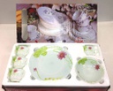 20 pc Opal Glass Lotus Flower Dinner Set (4 sets/ctn)