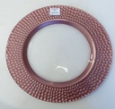 13" Antigue Rose Rim Dinner Plate (12 pcs/ctn)