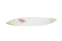11.5" Opal Glass Lotus FlowerSquare Dinner Plate (36 pcs/ctn
