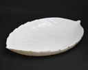 10" Opal Glass Gold Rim Leaf Soup Plate (36 pcs/ctn)