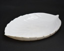 14.5" Opal Glass Gold Rim Leaf Soup Plate (24 pcs/ctn)