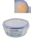 640ml Tempered Glass Round Food Container (12 pcs/ctn)