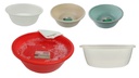 P70201 8 Liter(14x5", 34.5x12.5cm) Plastic Basin, assorted color(24 pc/ctn)