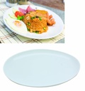 13" Classic Oval Dinner Plate, White (24 pc/ctn)