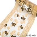 TC631001 10ga 54" PVC Laminated Table Cloth (33 Yard/Roll)