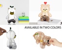 P28999 Clear Bear Big Money Bank (10 pc/ctn)