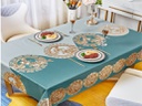 300gsm 54" PVC Metallic Embossed  Tablecloth (40 Yard/Roll)