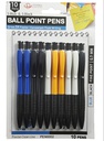 10 pc Fine Point(0.7mm) Ball Pen, Assorted Color(80 bag/ctn)