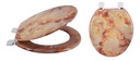 17" MDF Almond Toilet Seat (6 pcs/ctn)