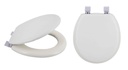 17" Soft White Toilet Seat (6 pcs/ctn)