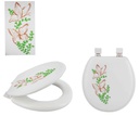 17" Soft Butterflies Embroidered  Toilet Seat (6 pcs/ctn)
