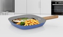 11"(28cm) Non-Stick Alum. Square Gill Pan (6 pc/ctn)