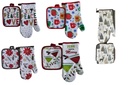 2pc Kitchen Set, 7"x13" Oven Mitt with 7"x8" Pot Holder (96 pc/ctn)