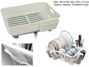 18" x 14" Plastic Dish Rack with. Cutlery Holder (12 pc/ctn)