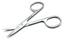 Stainless Steel Curved Eyebrow Scissors (576 sets/ctn)