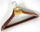 4 pc Grade A Dark Maple Wood Clothes Hanger (24 sets/ctn)