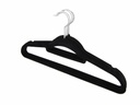 6 pc Black Clothes Hanger with Steel Hook (24 sets/ctn)