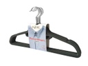 6 pc Gray Clothes Hanger with Steel Hook (24 sets/ctn)