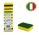 10 pc Italian Sponges with Scouring Pads (24 sets/ctn)