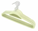 10 pc Cream Clothes Hangers with Steel Hook (12 sets/ctn)