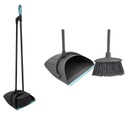 Long Handled Gray Dust Pan and Broom Set (12 sets/ctn)