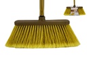 47" Broom with Metal Handle, Gold Color (18 pcs/ctn)