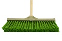 47" Green Push Broom with Wood Handle (12 pcs/ctn)