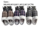 Unisex Winter Slippers, Mixed Colors (36 pair/ctn)