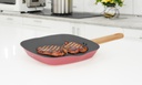 11"(28cm) Non-Stick Alum. Square Gill Pan (6 pc/ctn)