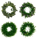 42cm Apple Leaf Wreath (30 pc/ctn)