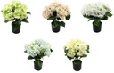 5 Head 12cm Hydrangea Bouquet, Potted Flower,41cmH(6 pot/ctn)