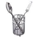 7"x4.7"x4.7" Chrome Plated Iron Utensil Holder (12 pcs/ctn)